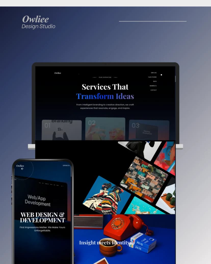 Owliee creative agency digital platform